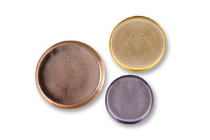 Bandeja de Acero Inoxidable Multicolor, Apta para Lavavajillas, para Servir Ensaladas, Decorativa, para el Hogar, Hotel, Cocina, Restaurante - Product Image 3
