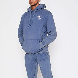 Vêtements d'hiver, sweats à capuche délavés à l'acide, sweats à capuche unis délavés à l'acide, vêtements de mode, sweats à capuche délavés à l'acide - Product Image 4