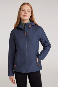 Veste softshell anthracite pour femmes de qualité supérieure personnalisée prix d'usine manches longues et coupe-vent vestes de course à pied pour l'extérieur - Product Image 6