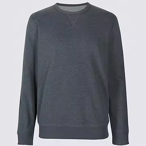 Sweat-shirt en molleton à manches longues pour homme, polyester/coton, couleur unie, thermique, respirant, décontracté, automne, logo personnalisé, numérique - Product Image 5