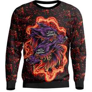 สเวตเชิ้ตผ้าคอตตอนพิมพ์ลายสำหรับผู้ชายเสื้อมีฮู้ดลำลองมีฮู้ดระบายอากาศได้ดีมีสไตล์100% - Product Image 1