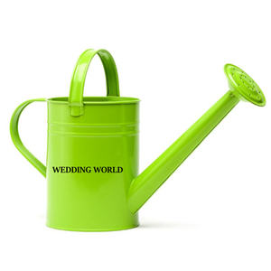 Canette d'eau en métal enduit de poudre verte canette d'eau en gros de vente chaude canette d'eau en métal fantaisie élégante classique - Product Image 1