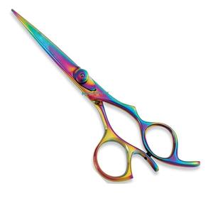 Tijeras de corte de pelo profesionales multicolor arcoíris, tijeras de belleza para el cabello, tijeras de peluquero, tijeras de salón, instrumentos de belleza - Product Image 3