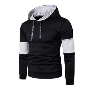 Sudadera con capucha de lana gruesa Unisex de alta calidad de punto de gran tamaño y ajuste holgado logotipo personalizado ropa de calle con diseño forrado - Product Image 4