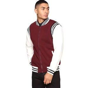 Venta al por mayor High Street Style chaqueta de lona fina nuevo diseño personalizado adulto joven béisbol Letterman Varsity chaqueta bordada frontal - Product Image 1