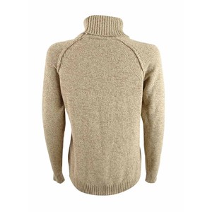 Cardigan da Donna Karen Scott in Cotone Marrone a Collo Alto, Taglia XS Petite, Traspirante, Stile Casual Coreano per Autunno e Inverno - Product Image 2