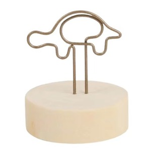 Petit support de carte de Base en bois minimal pour bureau restaurants événements fêtes photos et affichage d'étiquette de prix d'Inde - Product Image 3