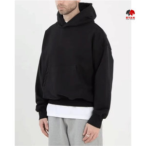 Sudadera con Capucha para Hombre Ryan Pro Gear, Diseño de Bolsillo, Logotipo Personalizado en la Parte Delantera, 100% Algodón, Tejido de Felpa, Corte Regular, Ropa Casual de Invierno - Product Image 5