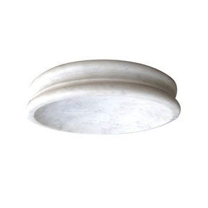 Nuevo Tazón Decorativo de Alta Calidad Hecho de Mármol Blanco para Utensilios de Cocina y Decoración del Hogar a Precio de Mayoreo con Suministro Directo - Product Image 2