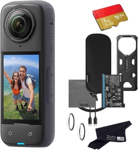 MEJOR PRECIO Cámara Deportiva Profesional Insta360 X4 Resistente al Agua 8K, Video de Acción 4K Antivibración de Larga Duración para Ciclismo - Product Image 3