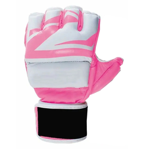 Venta al por mayor bolsa Mma guantes de medio dedo guantes de boxeo ganadores personalizados cuero de vaca real guante personalizado, cuero de boxeo personalizado - Product Image 2