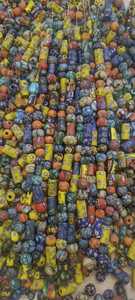 Multicolor Fancy Dotted Glass <b>Beads</b> Loose Crystal Murano <b>Beads</b> Mix <b>Beads</b> fashion jewelry in india - Product Image 2