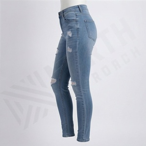 Jeans skinny stretch pour femmes, pantalon en denim slim fit pour femmes, léger, nouvelle mode, jean en denim pour femmes, collection de la meilleure qualité - Product Image 3