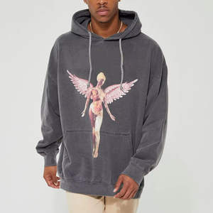 Nouvel arrivage de sweat à capuche sérigraphique lourd meilleure vente pull à manches longues sweat à capuche sérigraphié pour l'hiver - Product Image 5