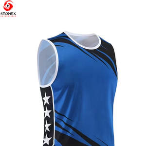 Uniforme de basket-ball sans manches respirant au design personnalisé, prix compétitif, haute qualité, séchage rapide, 100% polyester - Product Image 6