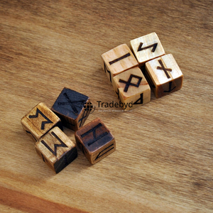 Premium Eco-Friendly Wooden <b>Polyhedral</b> <b>Dice</b> Set Unique Natural <b>Dice</b> for RPG Tabletop Gaming Tradebyd - Product Image 1