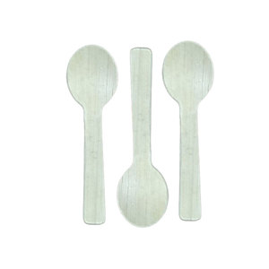 Un exportateur indien propose des cuillères en papier biodégradables écologiques en feuilles de palmier couverts compostables jetables pour les fêtes et événements - Product Image 3