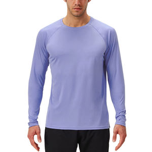 Rash Guard personnalisé de surf à manches longues vêtements de sport Polyester Spandex tissu pour hommes séchage rapide respirant Compression Sports Rash Guards - Product Image 1