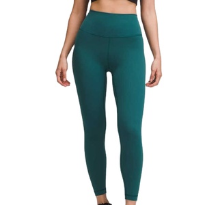 Custom Made Women Gym <b>Legging</b> Solid Color Breathable Quick Dry Non-Slip Casual Mid Waist Knitted Summer <b>Leggings</b> 2026 - Product Image 2