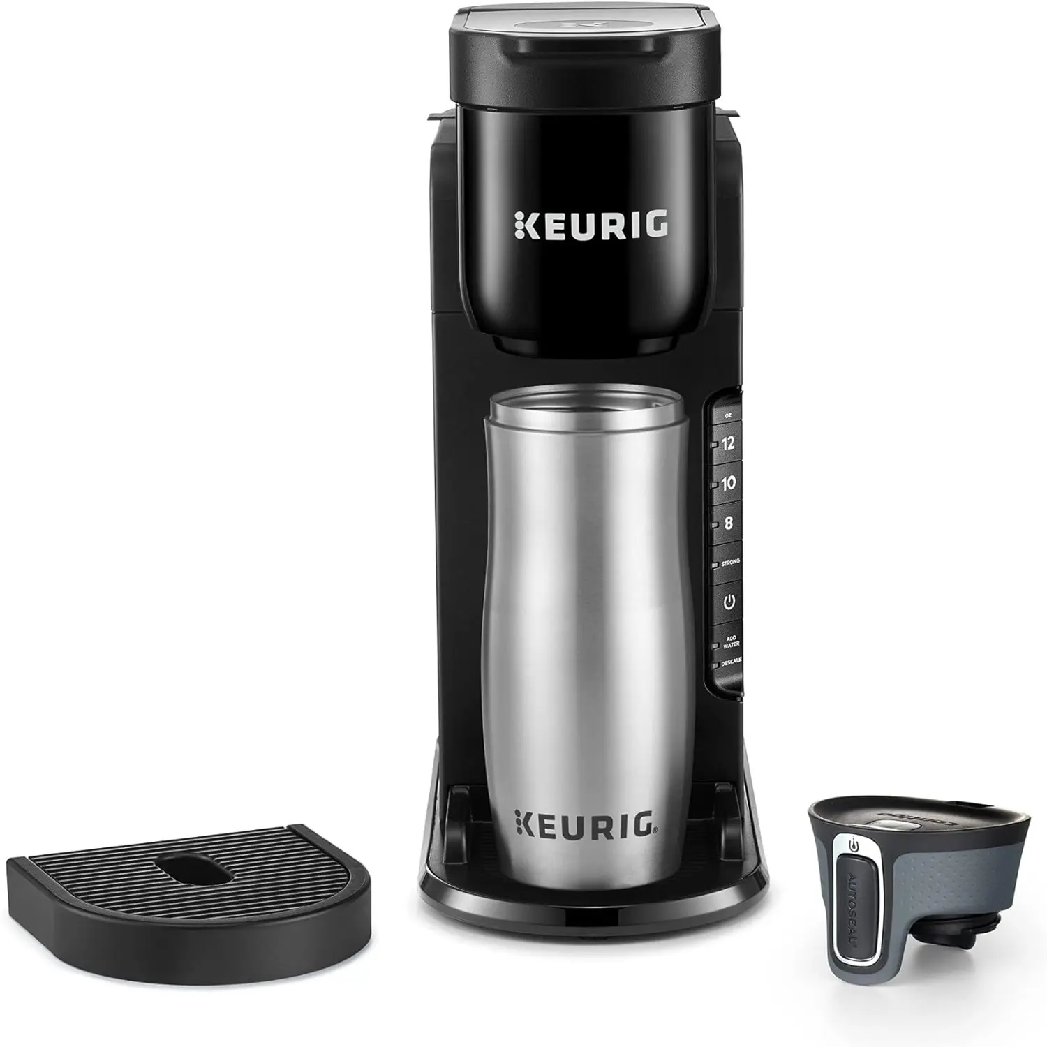 Keurig K-Express 필수품 싱글 서브 K-컵 포드 커피 메이커, 블랙