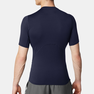Chemise d'entraînement de compression respirante pour hommes haut d'entraînement athlétique à manches courtes coupe ajustée - Product Image 5