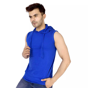 Sudadera con capucha muscular para hombre, camiseta sin mangas, culturismo, gimnasio, entrenamiento, chaleco sin mangas, camiseta sin mangas con sudaderas con capucha - Product Image 1