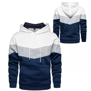 Sudadera con capucha para hombre, prenda deportiva masculina de alta calidad, con logotipo bordado, de Color sólido, nuevo diseño OEM 2023, 100% - Product Image 4