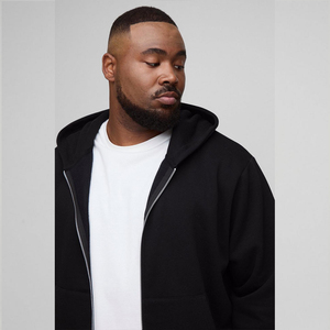 Alta calidad logotipo personalizado etiqueta 500gsm peso pesado pulóver sudaderas 100% algodón hombros caídos de gran tamaño hombres Boxy Hoodie - Product Image 5