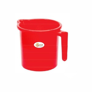 Mug de salle de bain en plastique de 1,5 litre, incassable, sans BPA, durable, léger, réutilisable, écologique, d'origine indienne - Product Image 3