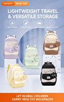 SUN EIGHT Sac à dos pour étudiants du secondaire et du supérieur de 18,5 pouces pour filles et garçons, sac à dos multi-poches pour ordinateur portable, modèle 8635