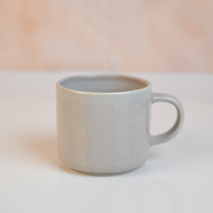 Tazas de Té Modernas Hechas a Mano de Porcelana Fina Plateada, 6.7 oz (200 ml), Premium, Venta al Por Mayor, Alta Calidad - Product Image 1