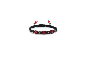 Pulsera de Bolas Unisex de Moda Premium, Cuarzo y Gemas de 6mm, Baño IP de 4mm, Acero Inoxidable 316L, Dije de Avispón, Venta al Por Mayor - Product Image 3