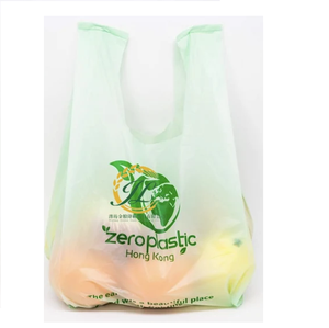 Sacs de t-shirt oxobiodégradables pour supermarchés en gros du fournisseur vietnamien avec poignée en plastique - Product Image 3