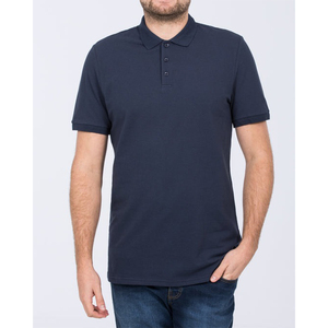 Camiseta Polo de hombre de poliéster y algodón de manga corta de verano/Camiseta básica de cuello liso para hombre con dos botones - Product Image 1