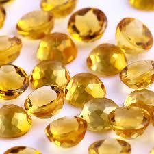 4.35cts แท็กซี่พลอยซิทรีนสีเหลืองธรรมชาติ25ชิ้นขนาด4มม. โรสคัทหนา3มม. ขนาด9มม. 4.35cts ขาย iroc - Product Image 2