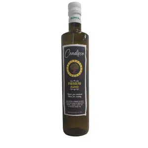 Condisco Premium Blend Extra Vierge Zonnebloemolie 750Ml Vers En Voor Het Koken Verpakt In Glazen Fles Economische Olie