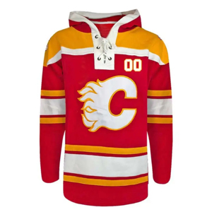 NOUVEAU 2025 Sweat à capuche de hockey sur glace en twill brodé imperméable et respirant de haute qualité, personnalisé, polaire d'hiver 100% polyester - Product Image 2