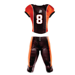 Uniforme de Fútbol Americano Transpirable, Ligero y Ecológico de Alta Calidad y Bajo Precio, Hecho de 100% Poliéster - Product Image 1