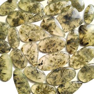 Cabujón de Prehnita natural de calidad AAA +, hermosa piedra preciosa de cristal suelta para joyería curativa - Product Image 3