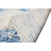 Tapis de luxe en laine et soie persanes Pihue, grand tapis moelleux noué à la main, antidérapant, moderne et lavable pour salon (vente en gros)