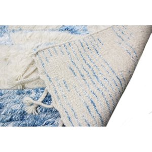 พรมผ้าไหมสไตล์เปอร์เซียพรมผ้ากำมะหยี่ผืนใหญ่ทำด้วยมือกันลื่นสำหรับห้องนั่งเล่นงานเย็บปะแบบซักได้ทันสมัย - Product Image 4