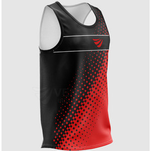 Newest Design Best Quality Breathable Men's Sports <b>Singlets</b> Customizable Cotton Polyester High Quality Made in Pakistan - Product Image 3
