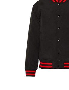 Wholesale Custom Printed Oversized Canvas Breathable <b>Vintage</b> Stand Collar Men's Winter <b>Varsity</b> <b>Jacket</b> 2026 - Product Image 2