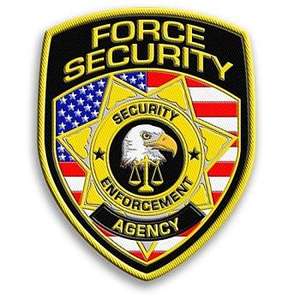 Badges brodés de sécurité personnalisés OEM avec perles, attache à épingle de sûreté, tissu résistant à l'eau - Product Image 1