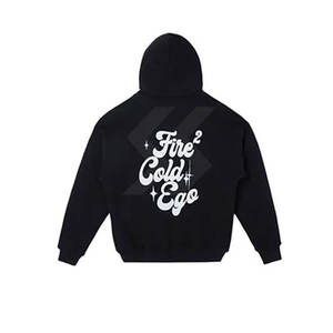 Streetwear Offre Spéciale Basics Puff Impression Hoodies Fabriqué En Tissu Doux De Haute Qualité Puff Impression Hoodies - Product Image 2