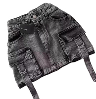 Shorts de Mezclilla para Mujer, Cintura Alta, con Bolsillos 3D, Estilo Hip Hop, Casual, Holgado, Transpirable, de Alta Calidad, 2025