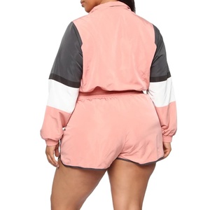 Nouvelle mode coupe-vent à fermeture éclair veste femmes décontracté couture coupe-vent survêtement automne hiver survêtements pour femmes 2025 - Product Image 5