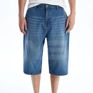Mens <b>High</b> <b>Waist</b> Casual Denim <b>Jeans</b> <b>Shorts</b> Breathable Streetwear with Button Decoration for Summer - Product Image 6
