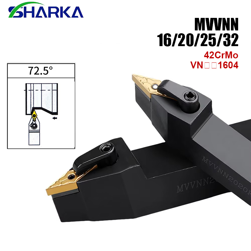 10pcs VNMG331 Carbide Turning Inserts - VNMG160404 For Stainless Steel & Cast Iron
