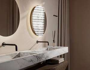 Custom Kitchen Bathroom Vanity Tops Artificial Quartz Eco-Friendly Contemporary <b>Prime</b> Core Carrara Calacata Hotel Project Prefab - Product Image 1